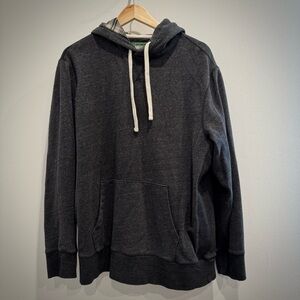 American Eagle Sweatshirt with Flannel Accent